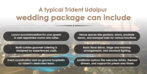 Trident Udaipur Wedding Package