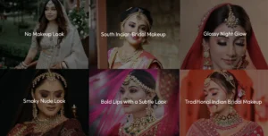Indian brides' makeup look