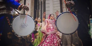Bride Entry with Dhol Beats 