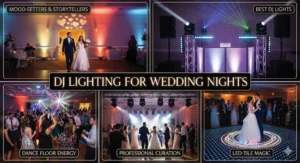 DJ Lighting for Wedding Nights
